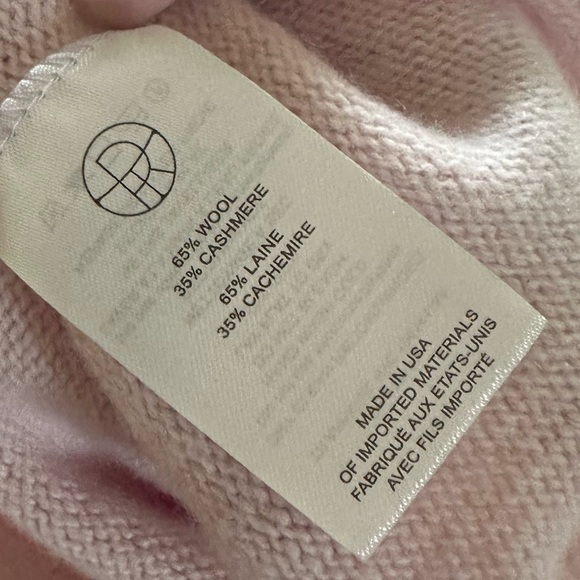 The Row cashmere light pink Leona sleeveless turtleneck (C3) - Picture 5 of 6